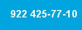 922 425-77-10 922 425-77-10